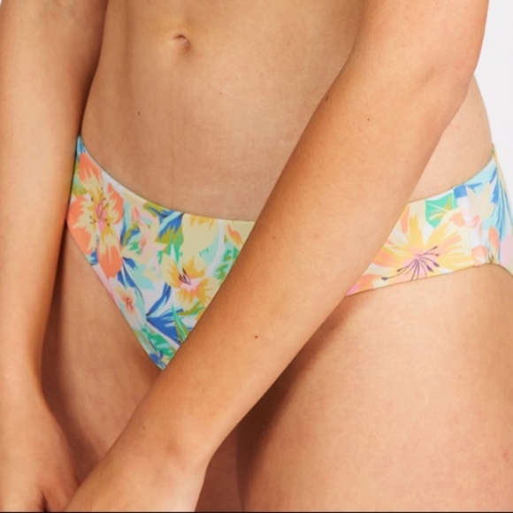 🐠BILLABONG BRAND NEW SWEET TROPICS REVERSIBLE LOWRIDER BIKINI BOTTOMS XL - Picture 2 of 11